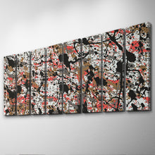 Load image into Gallery viewer, Abstract Pollock Pink and Gold Cinema
